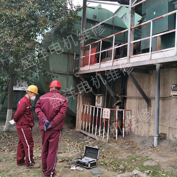 蚌埠风机维修现场